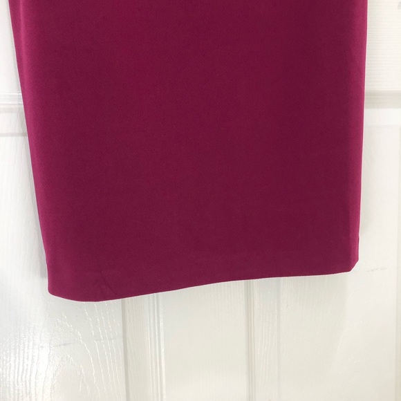 Eliza J Fuchsia Plum‎ Bell Sleeve Midi Sheath Dress. Size 6 - Picture 3 of 16